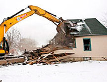 Демонтаж частных домов